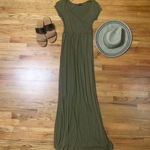 Forest Green Maxi Dress